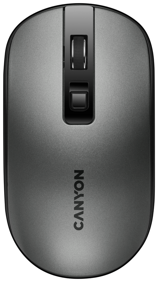

Мышь беспроводная Canyon MW-18, 1600dpi, оптическая лазерная, USB, темно-серый (CNS-CMSW18DG), MW-18