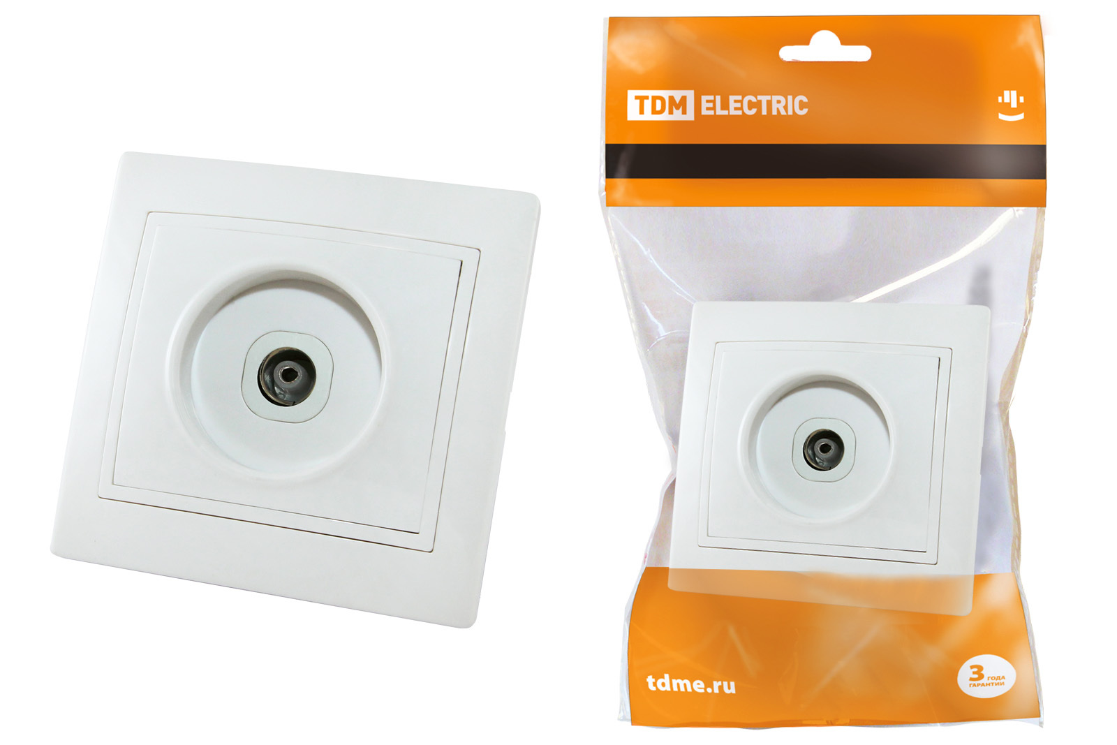 

Розетка TV TDM Таймыр, белый, в сборе (SQ1814-0022)