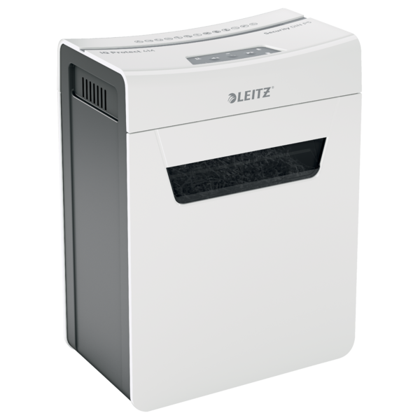 

Шредер Leitz IQ Protect Premium 4M, секретность 4/P-5, 180 см/мин., фрагменты - 2мм x 1.5см, 14л, 4 листов, скрепки, скобы, белый (80940000), IQ Protect Premium 4M