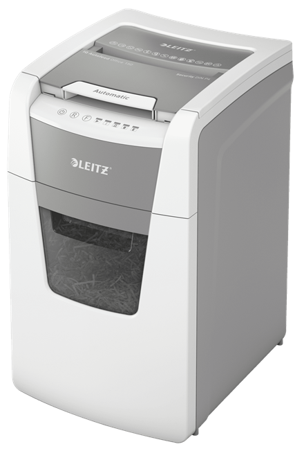 

Шредер Leitz IQ Autofeed Office 150 P4, секретность 3/P-4, 180 см/мин., фрагменты - 4мм x 3см, 44л, 150 листов, скрепки, скобы, карты, белый (80130000), IQ Autofeed Office 150 P4