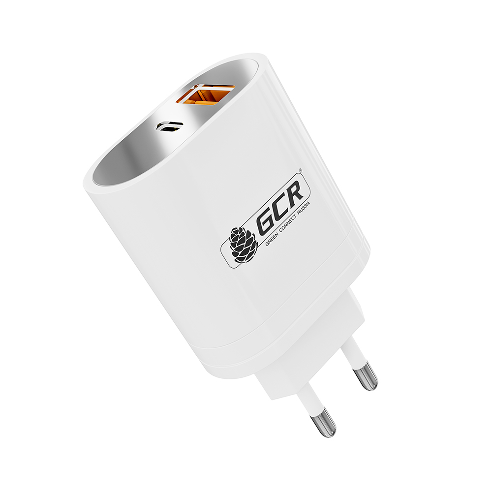 

Сетевое зарядное устройство Greenconnect GCR-WC36W 36W, 1USB, USB type-C, Quick Charge, PD, 3A, белый (GCR-52579), GCR-WC36W