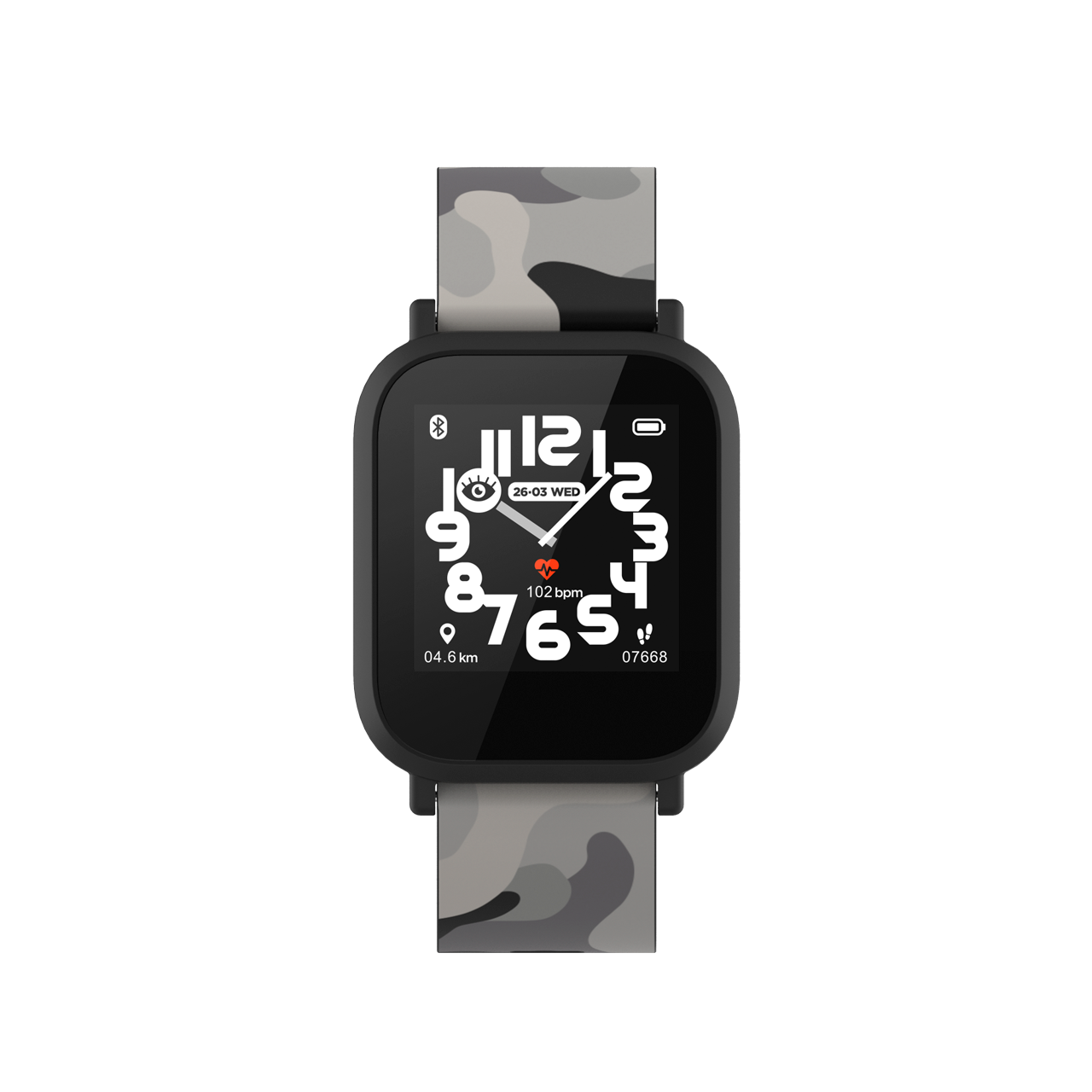 

Умные часы детские Canyon My Dino, 1.3" IPS, черный камуфляж (CNE-KW33BB), My Dino