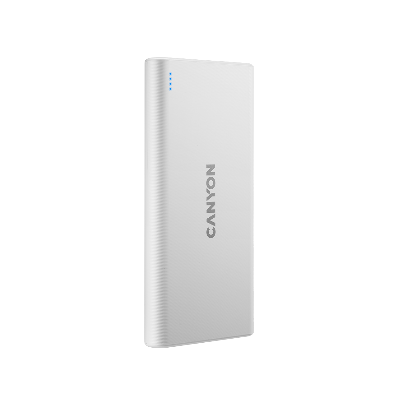 Портативный аккумулятор (Powerbank) Canyon PB-108, 10000mAh, 2xUSB, 2.1A, белый (CNE-CPB1008W) - фото 1