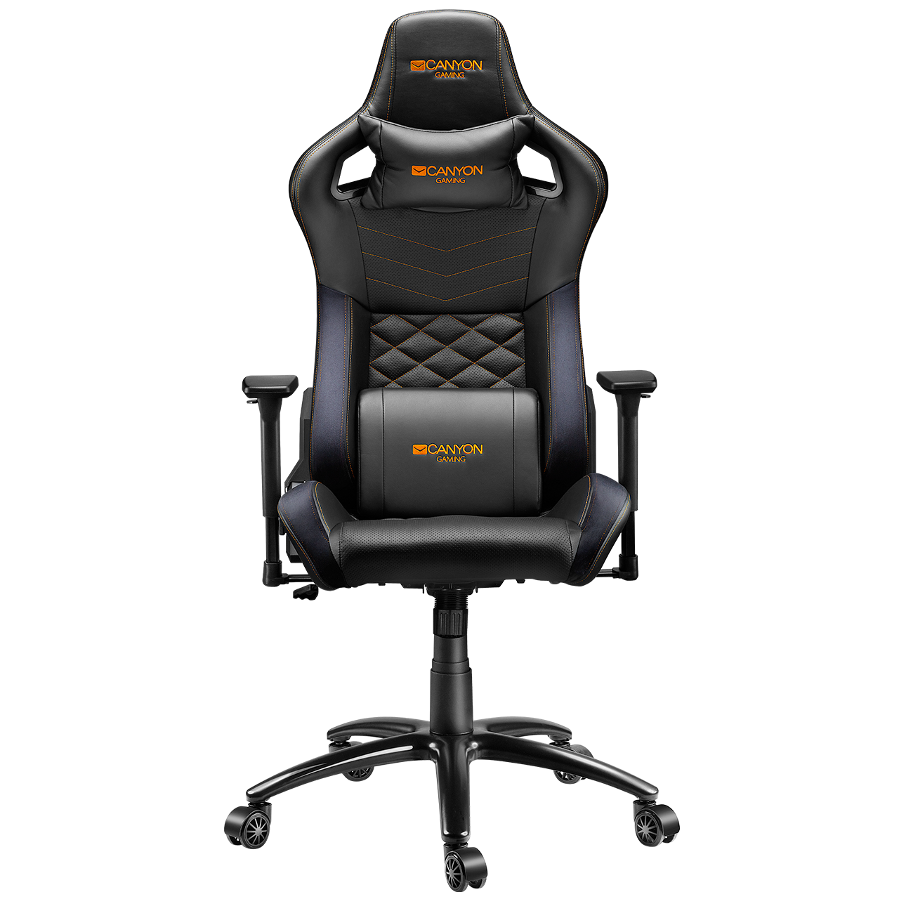 

Кресло игровое Canyon Nightfall GC-7, черный/оранжевый (CND-SGCH7), GC-7