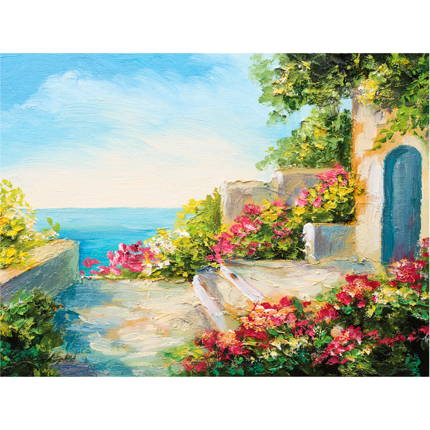 

Алмазная мозаика ОСТРОВ СОКРОВИЩ "Домик у моря", 1 шт, 40 см x 30 см (662400), "Домик у моря"