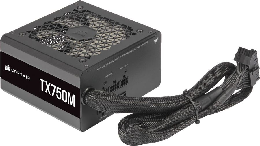 

Блок питания 750Вт ATX Corsair TX750M, 120 мм, 80 Plus Gold (CP-9020230-EU/RPS0142), TX750M