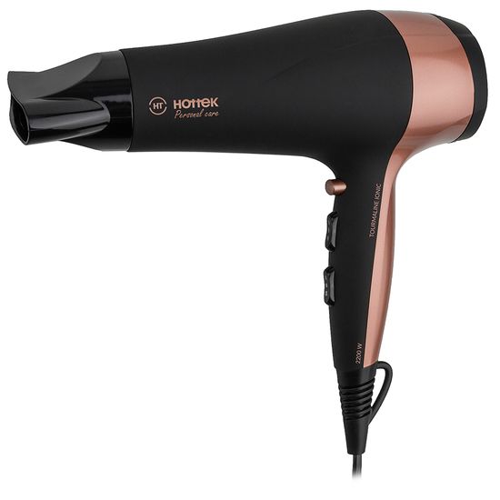 

Фен HOTTEK Personal Care HT-956-100 2200Вт, режимов: 5, насадок: 1, черный (956-100), HT-956-100