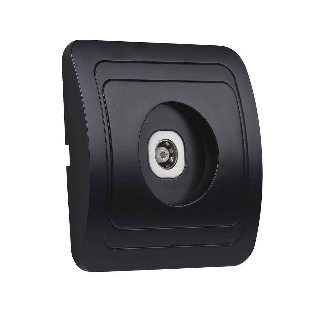 

Розетка TV Smartbuy Марс, черный (SBE-02b-S1-TV)