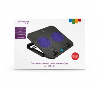 Охлаждающая подставка для ноутбука 15.6" CBR CLP 15512D