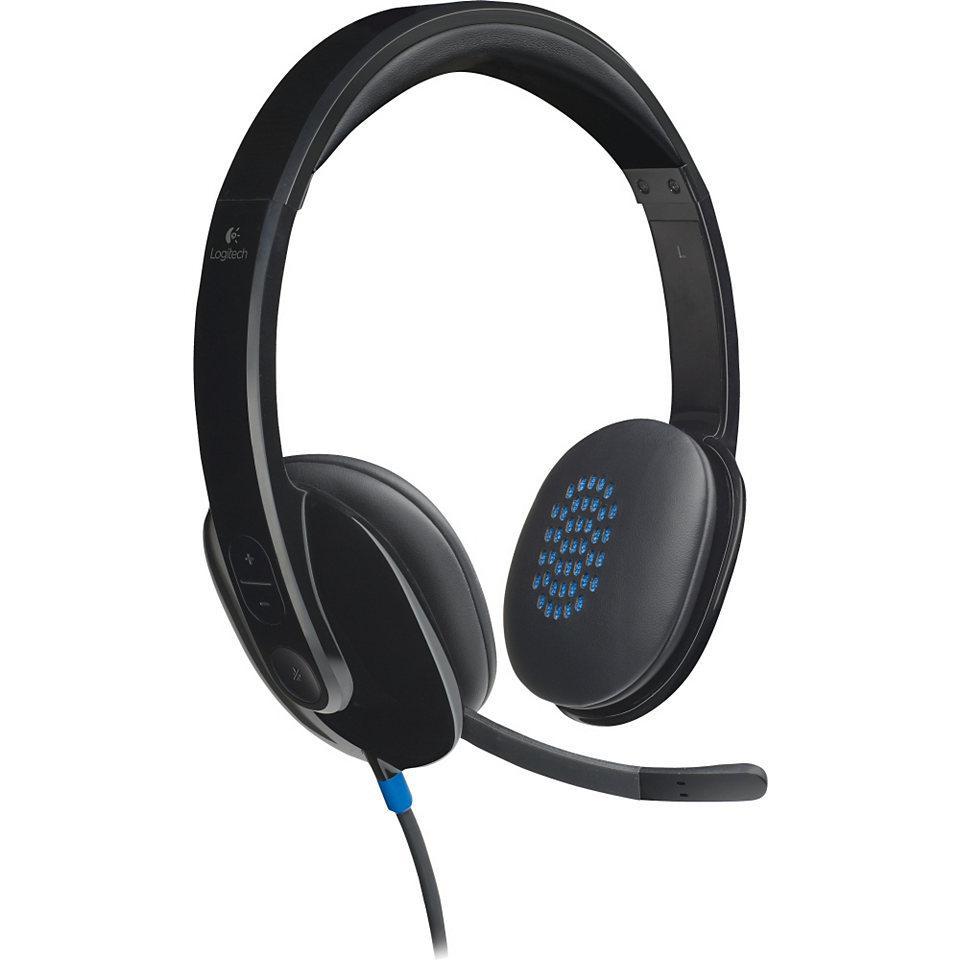 

Проводная гарнитура Logitech USB Headset H540, USB, черный, USB Headset H540