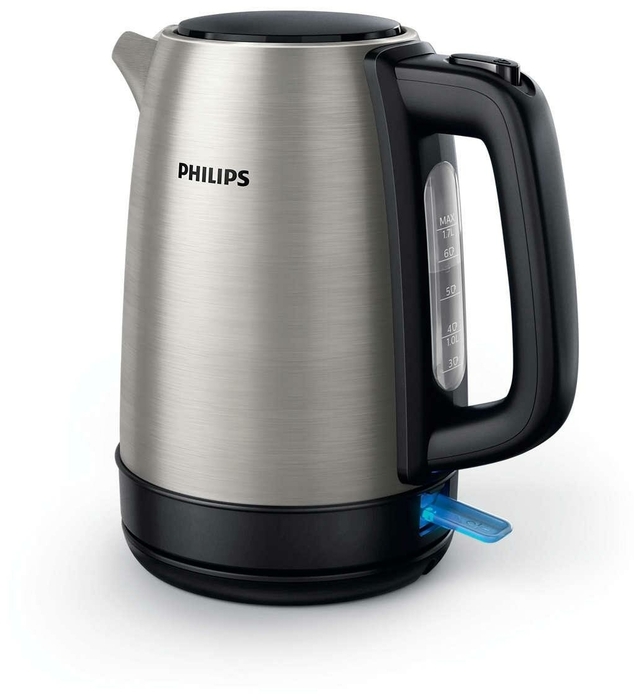

Чайник электрический PHILIPS HD9350/90 1.7л. 2.2 кВт, металл, черный (HD9350/90), HD9350/90