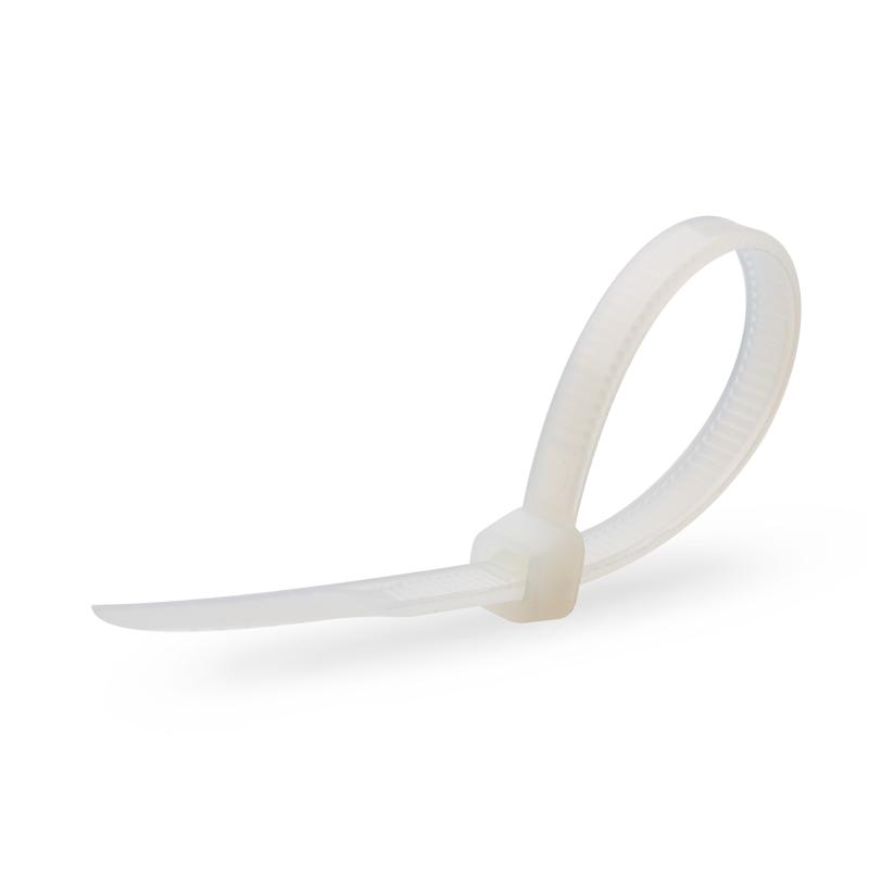 

Стяжка FORTISFLEX, 5 мм x 180 мм, 100 шт., белый (49784)