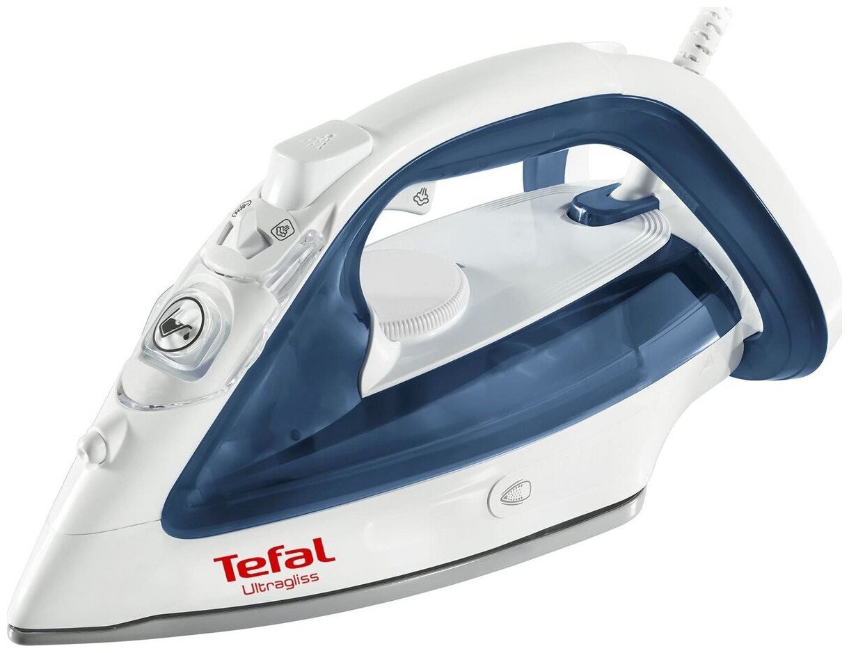 

Утюг Tefal Ultragliss FV4913E0 2500Вт, синий/белый (FV4913E0 ), FV4913E0