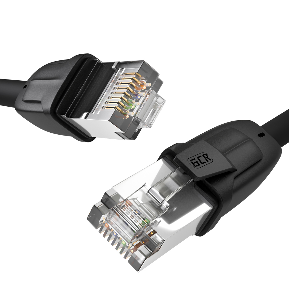 

Патч-корд UTP кат.8, 0.3м, RJ45-RJ45, черный, LSZH, экранированный, Greenconnect (GCR-LNC800 /GCR-52980), GCR-LNC800