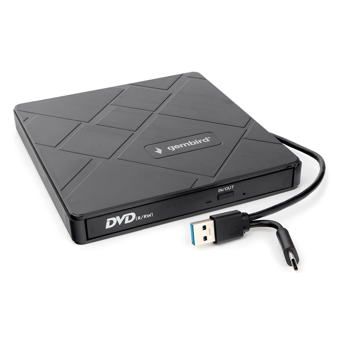 Внешний привод DVD-RW Gembird DVD-USB-04, USB 3.0