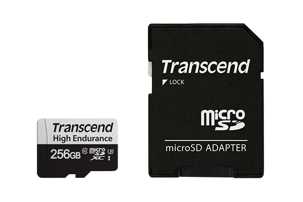 

Карта памяти 256Gb microSDXC Transcend High Endurance Class 10 UHS-I U3 + адаптер (TS256GUSD350V), 350V