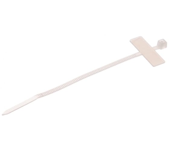 

Стяжка с площадкой FORTISFLEX, 3мм x 10см, 100шт., белый (55810)