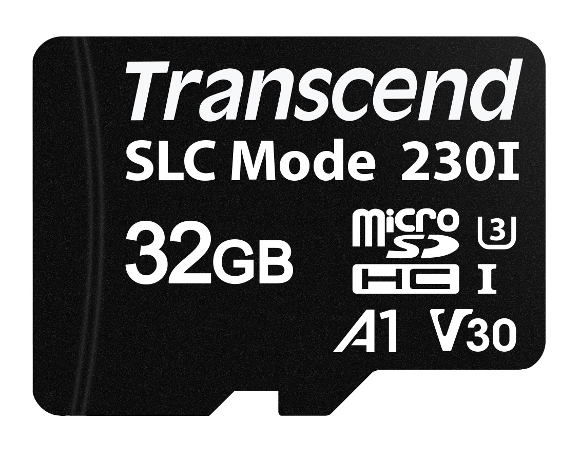 Карта памяти 32Gb microSDHC Transcend Industrial 230I Class 10 UHS-I U3 V30 A1 (TS32GUSD230I)
