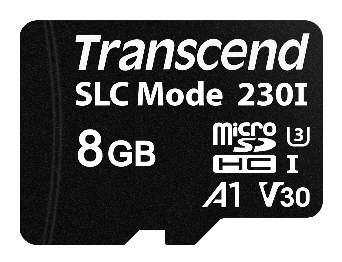 

Карта памяти промышленная 8Gb microSDHC Transcend Industrial 230I Class 10 UHS-I U3 V30 A1 (TS8GUSD230I), TS8GUSD230I