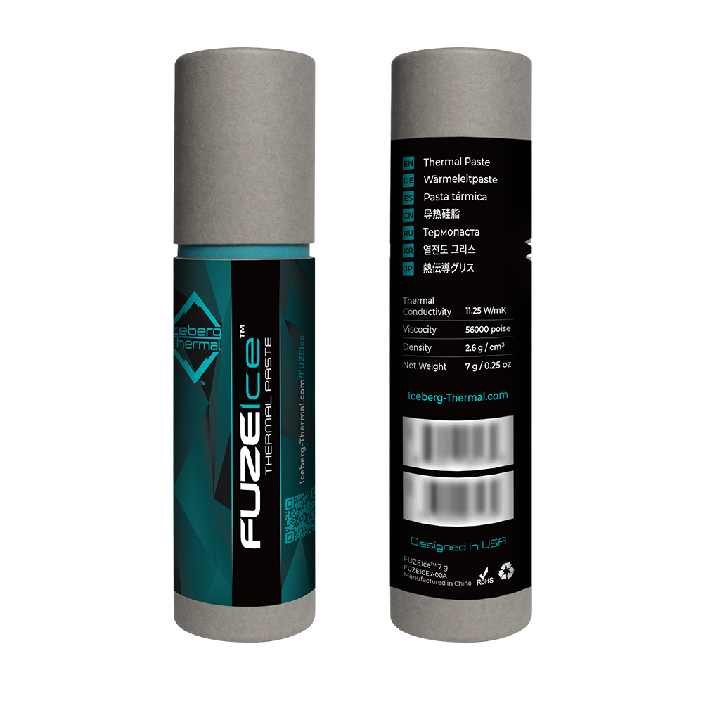 

Термопаста Iceberg Thermal FUZEIce G071, 11.25 Вт/м*К, баночка, 7г, серый (FUZEICE7-00A), FUZEIce G071