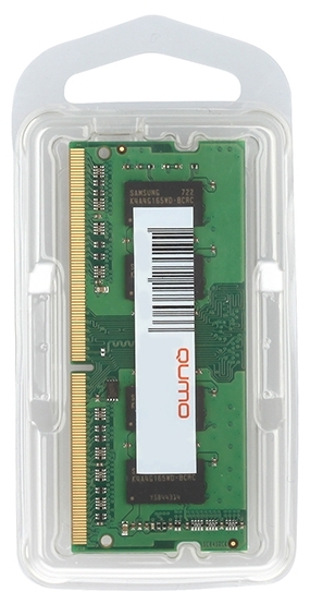 Память DDR4 SODIMM 16Gb, 3200MHz Qumo (QUM4S-16G3200P22)