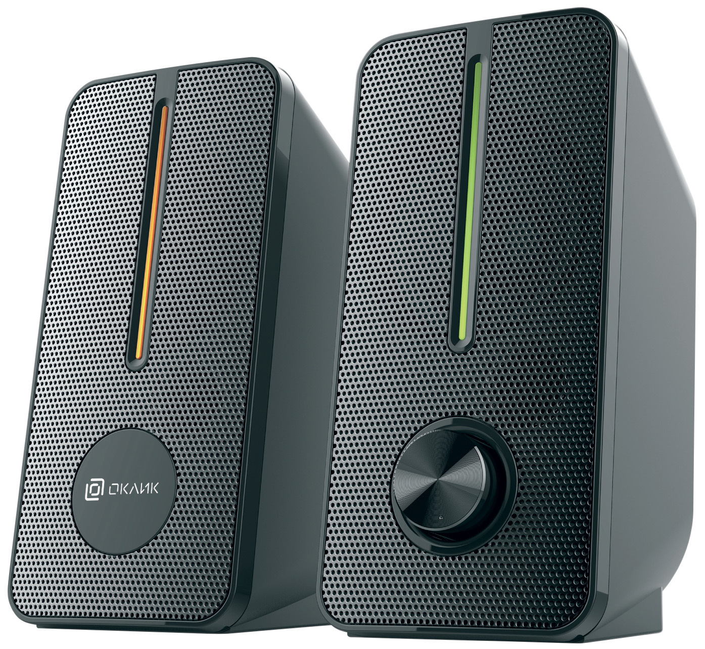 

Акустика 2.0 Oklick OK-120, 8 Вт, подсветка, черный (V210UL), OK-120