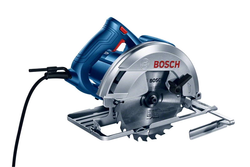 Дисковая пила Bosch GKS 140, 1.4 кВт, 6200 об/мин, диаметр диска 18.4 см (06016B3020)