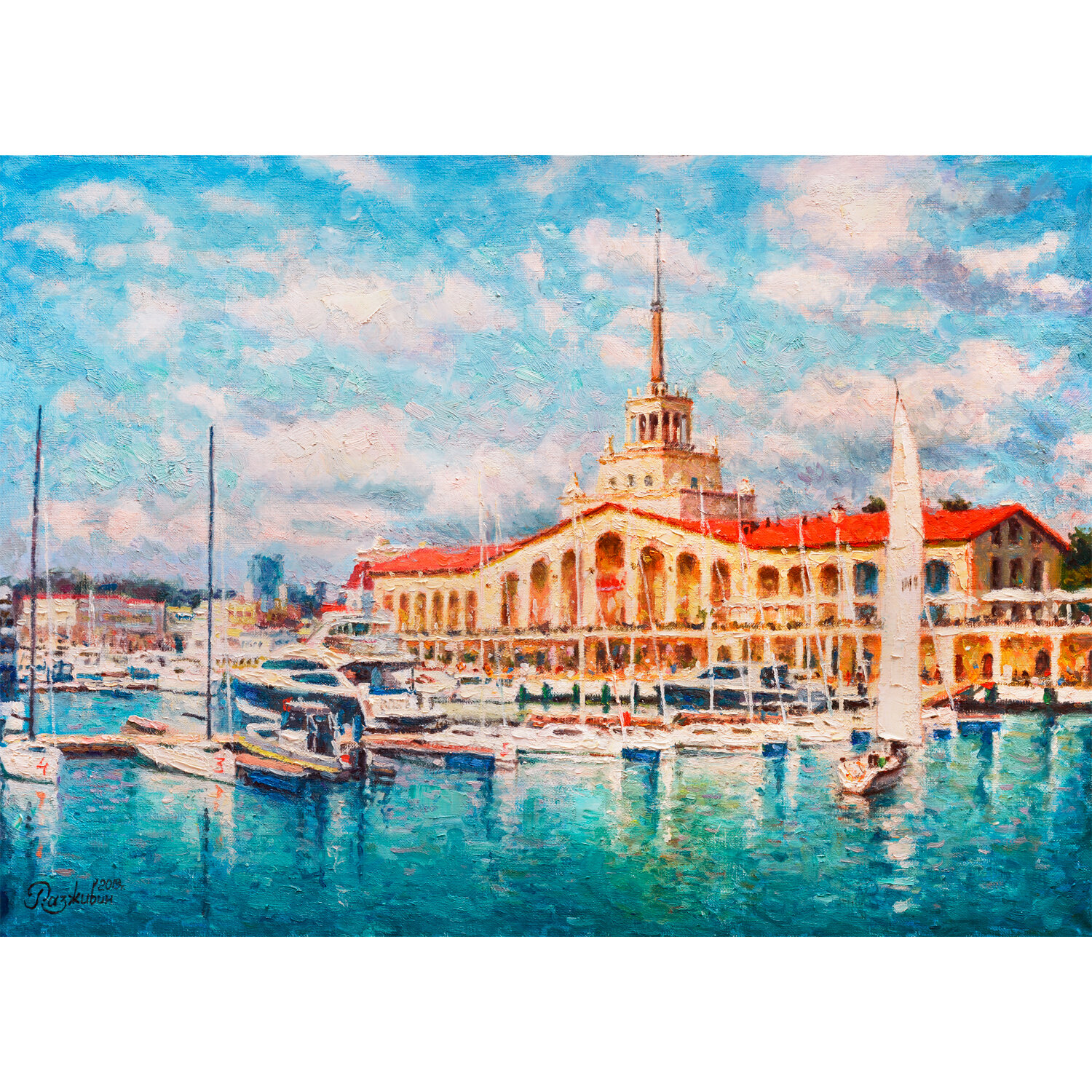 

Алмазная мозаика ОСТРОВ СОКРОВИЩ "Морской порт Сочи", 1 шт, 50 см x 40 см (662590), "Морской порт Сочи"