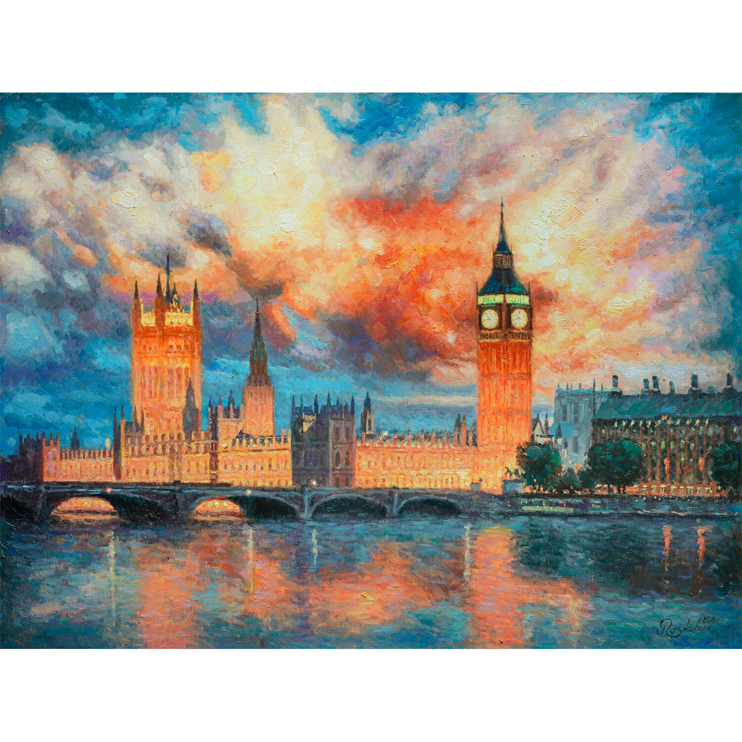 

Алмазная мозаика ОСТРОВ СОКРОВИЩ "Небо Лондона", 1 шт, 50 см x 40 см (662592), "Небо Лондона"