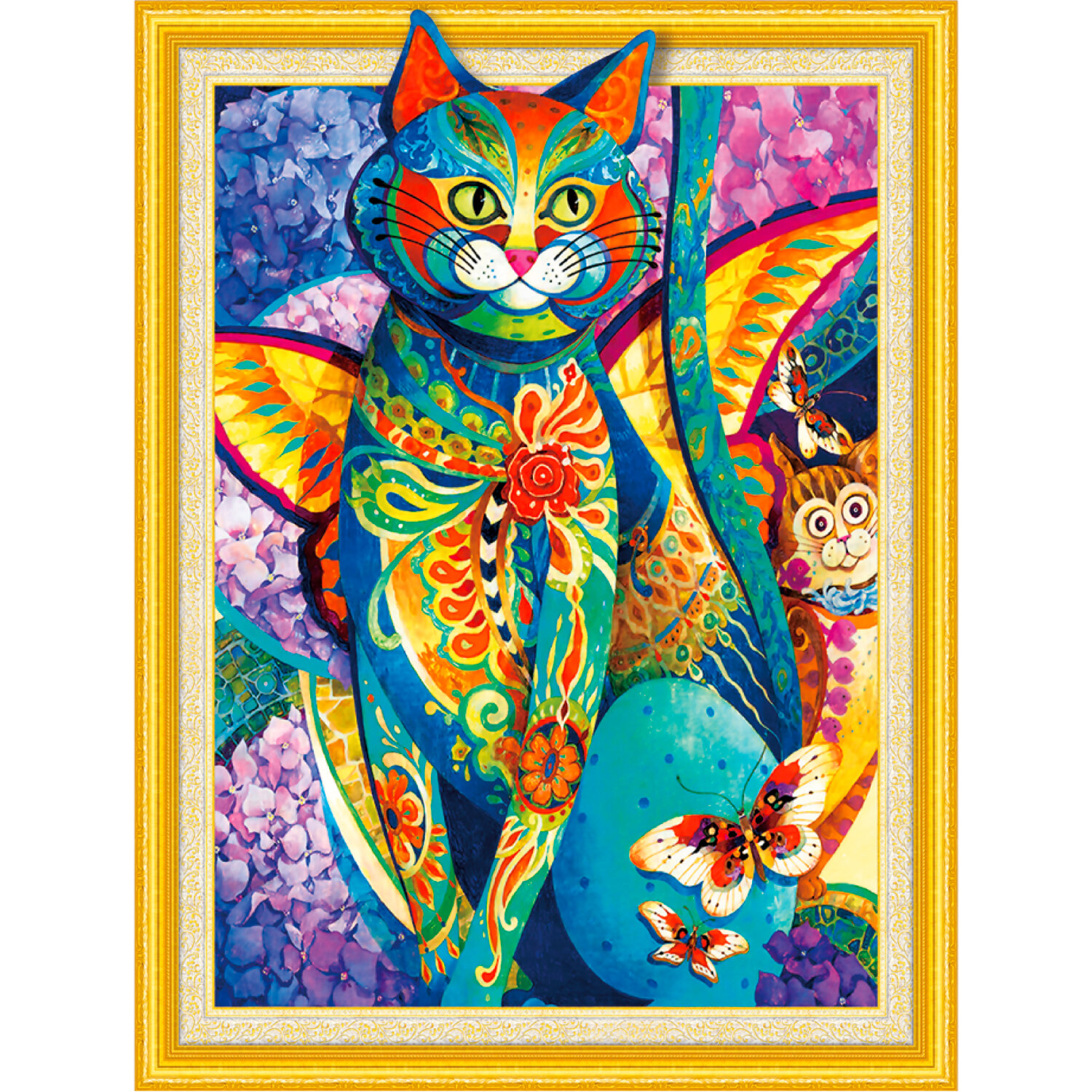 

Алмазная мозаика ОСТРОВ СОКРОВИЩ "Восточный кот", 1 шт, 50 см x 40 см (662450), "Восточный кот"