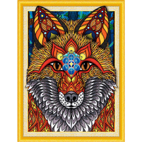 

Алмазная мозаика ОСТРОВ СОКРОВИЩ "Рыжая лисица", 1 шт, 50 см x 40 см (662448), "Рыжая лисица"