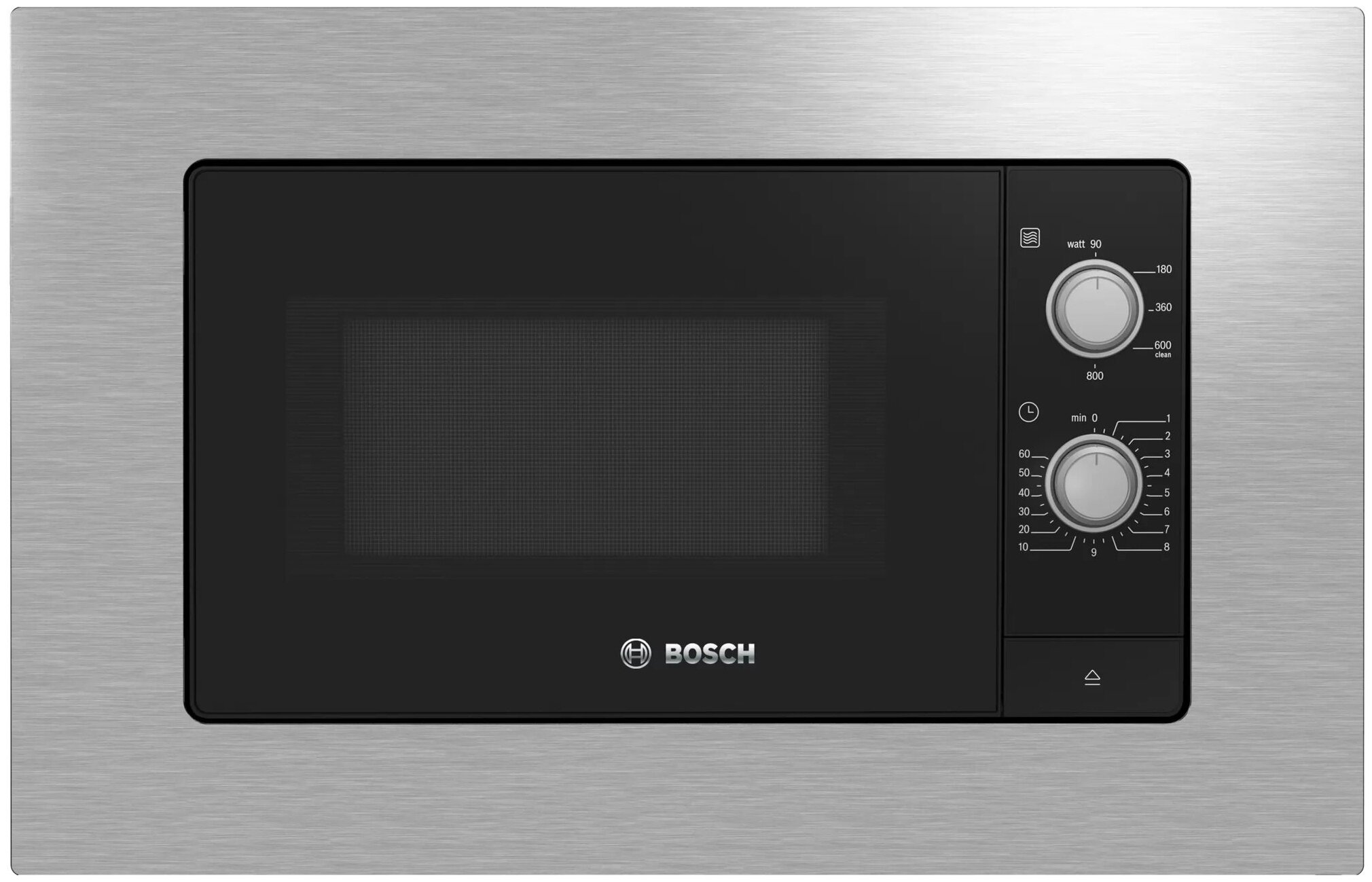 

Микроволновая печь встраиваемая Bosch BFL620MS3 20 л, 800 Вт, черный/серебристый (BFL620MS3), BFL620MS3