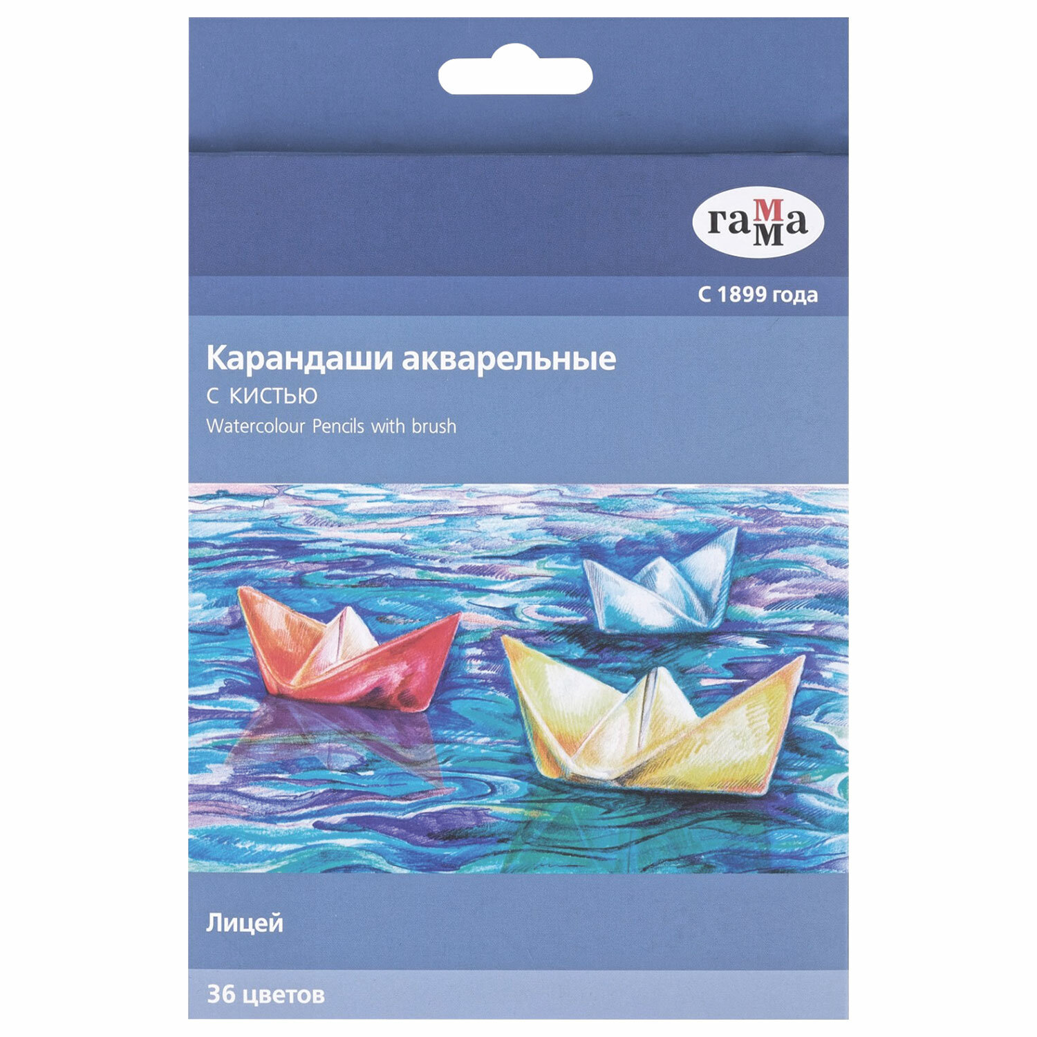 

Набор цветных карандашей ГАММА Лицей, шестигранные, 36 шт., заточенные (221118_05)