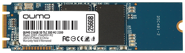 SSD Qumo Novation TLC 3D 256Gb M.2 (Q3DT-256GMSY-M2)