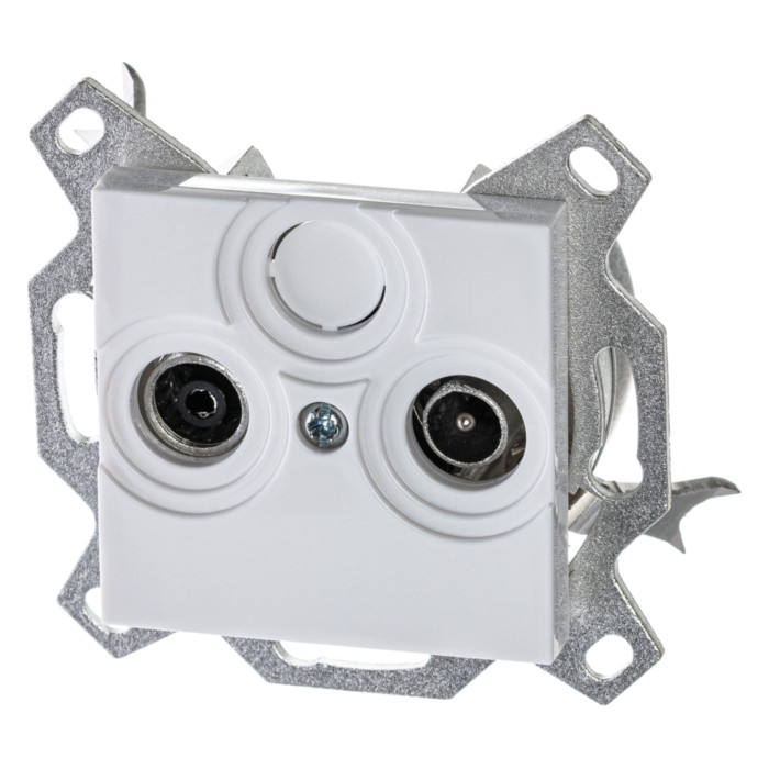 

Розетка TV+RD(FM) ABB LEVIT, белый, проходная, без рамки (2CHH083607A6003), 0