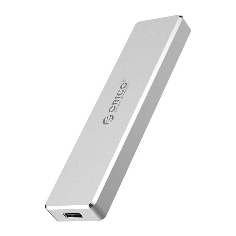 Внешний бокс Orico PCM2-C3, 1xM.2 M-key USB3.1 Type-C, серебристый (PCM2-C3-SV)