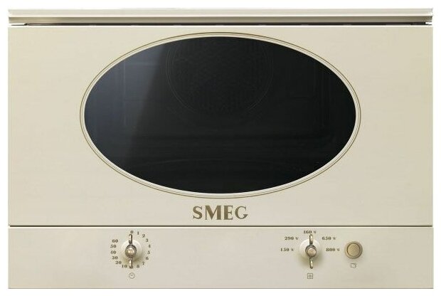 

Микроволновая печь встраиваемая SMEG FMI120N2 22л, 850Вт, гриль, бежевый (FMI120N2), FMI120N2