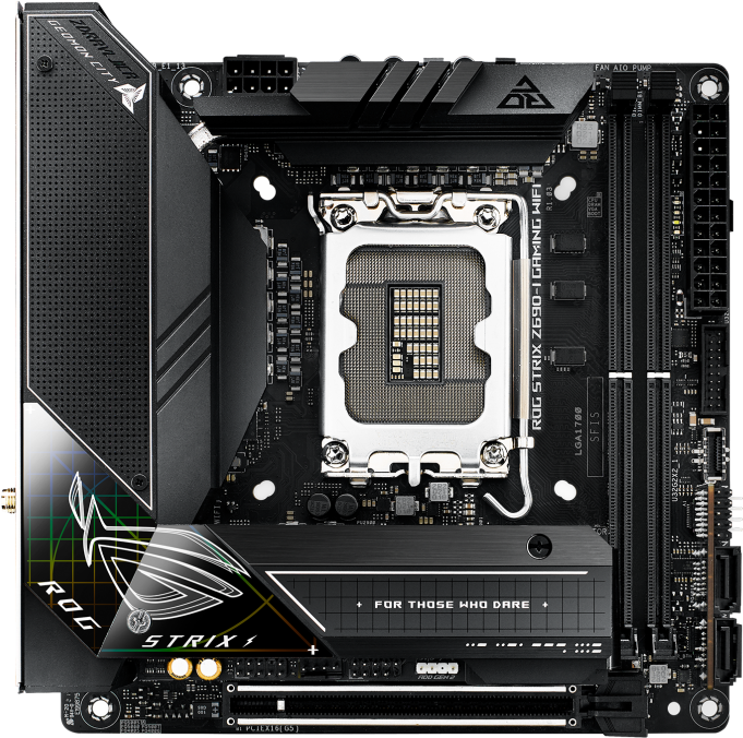 Материнская плата ASUS ROG STRIX Z690-I GAMING WIFI, Socket1700, Intel Z690, mini-ITX
