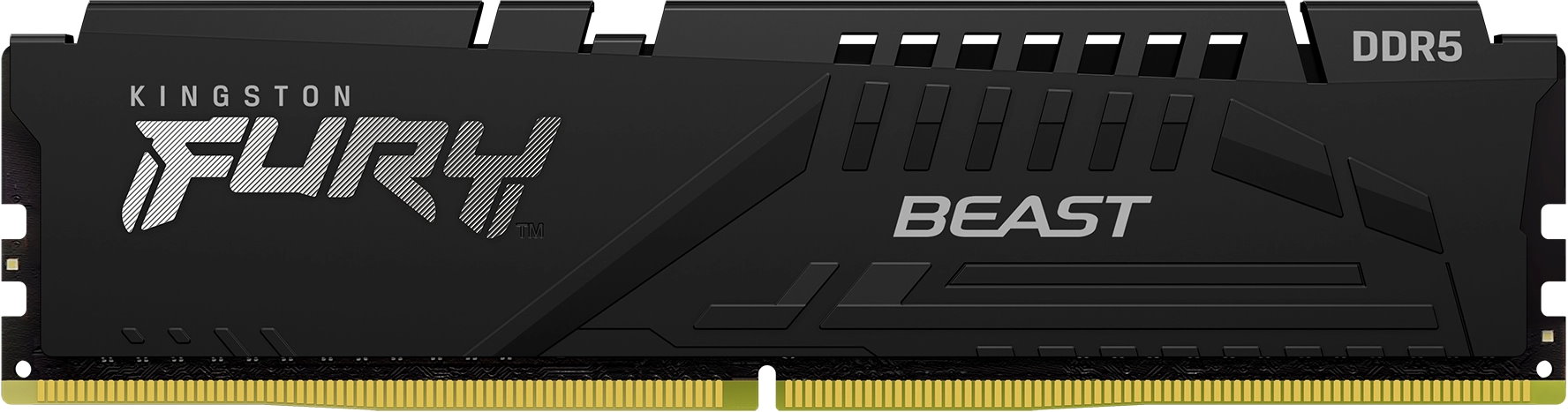 

Память DDR5 DIMM 16Gb, 4800MHz, CL38, 1.1 В, Kingston, FURY Beast Black (KF548C38BB-16), KF548C38BB-16