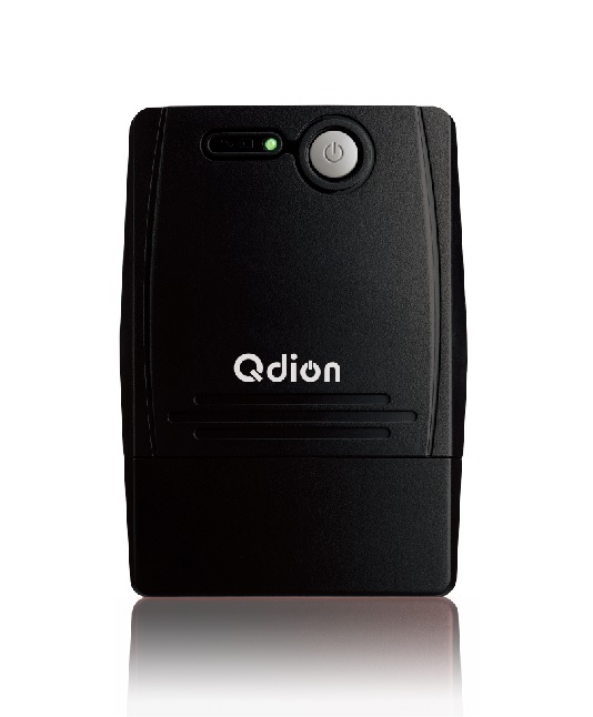 ИБП Qdion QDP850, 850VA, 480W, IEC, розеток - 4, черный (QDP850)