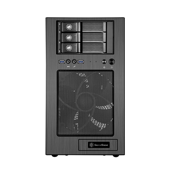 Корпус SilverStone CS330, mATX, Mini-Tower, 2xUSB 3.0, черный, без БП (SST-CS330B)