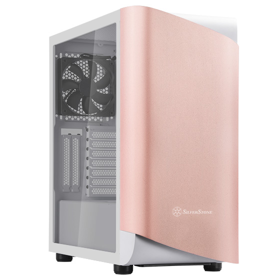 

Корпус SilverStone SETA A1, ATX, Midi-Tower, 2xUSB 3.0, USB Type-C, RGB подсветка, розовый\белый, без БП (SST-SEA1GW-G), SETA A1