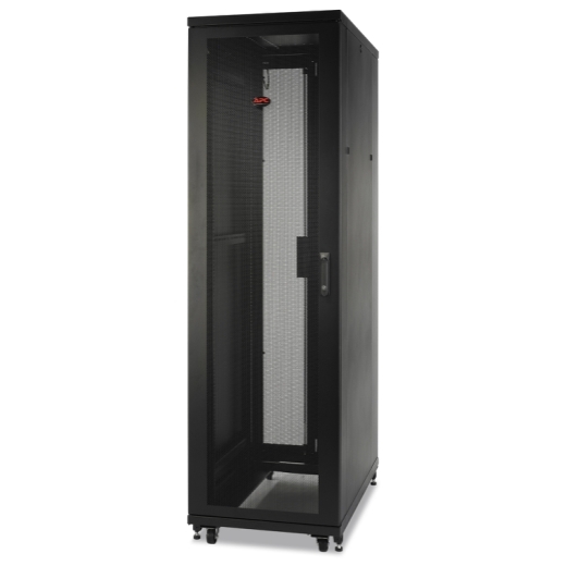 Шкаф серверный напольный 42U 600x1200 мм, перфорация, черный, в сборе, APC NetShelter SV (AR2500)