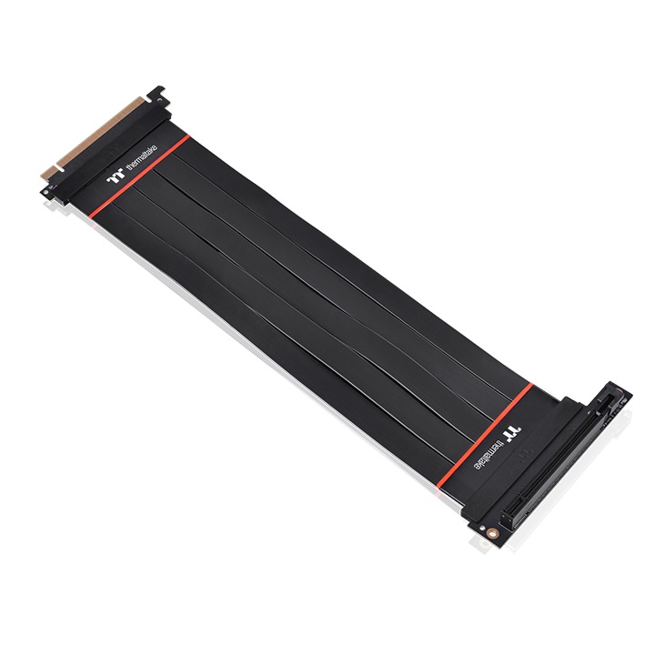 Шлейф (RiserCard) PCI-Ex16(M)-PCI-Ex16(F) v4.0, 30см, черный Thermaltake (AC-058-CO1OTN-C2)