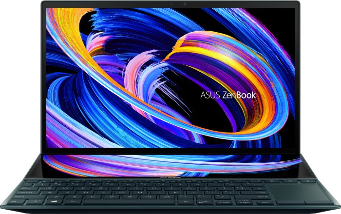 

Ноутбук ASUS ZenBook Duo 14 UX482EG-HY262T 14" IPS 1920x1080, Intel Core i7 - 1165G7 2.8GHz, 16Gb RAM, 1Tb SSD, NVIDIA GeForce MX450-2Gb, W10, синий (90NB0S51-M06330), UX482EG-HY262T