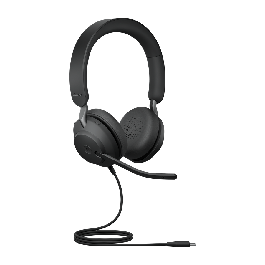 

Проводная гарнитура Jabra Evolve2 40, стерео, USB Type-C, черный (24089-999-899), Evolve2 40