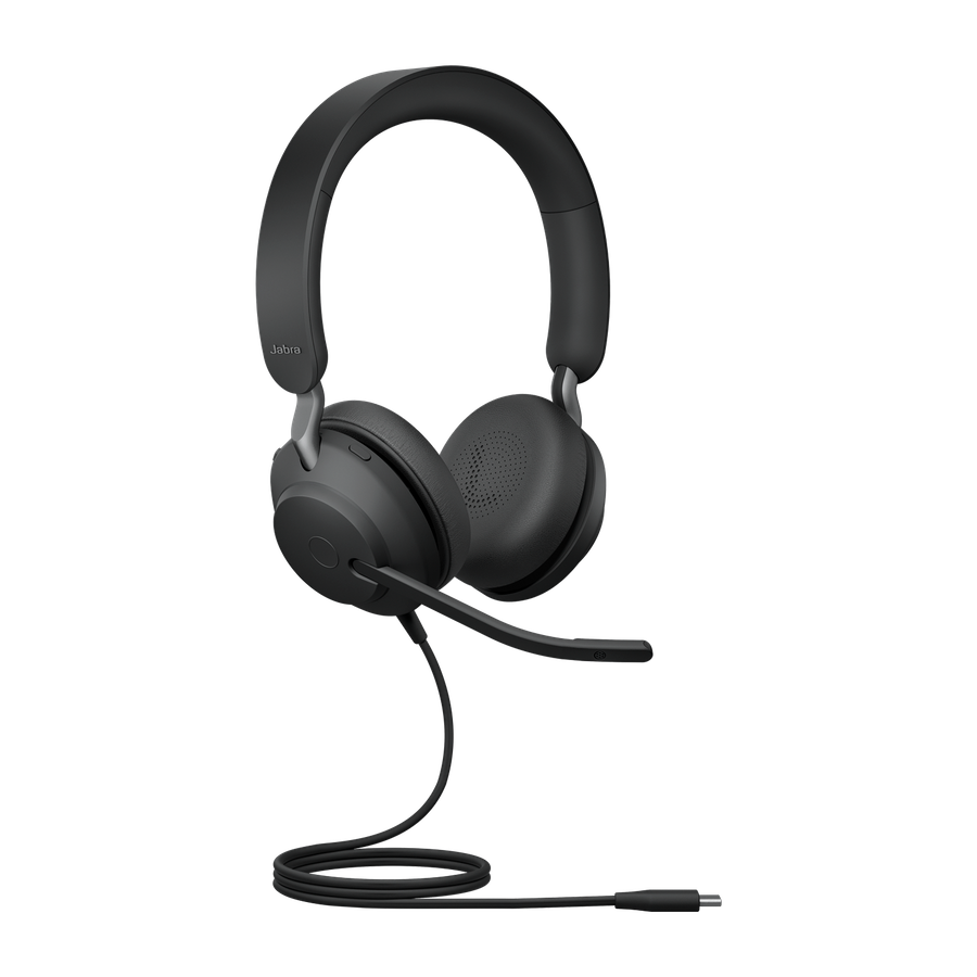 

Проводная гарнитура Jabra Evolve2 40, стерео, USB Type-C, черный (24089-989-899), Evolve2 40