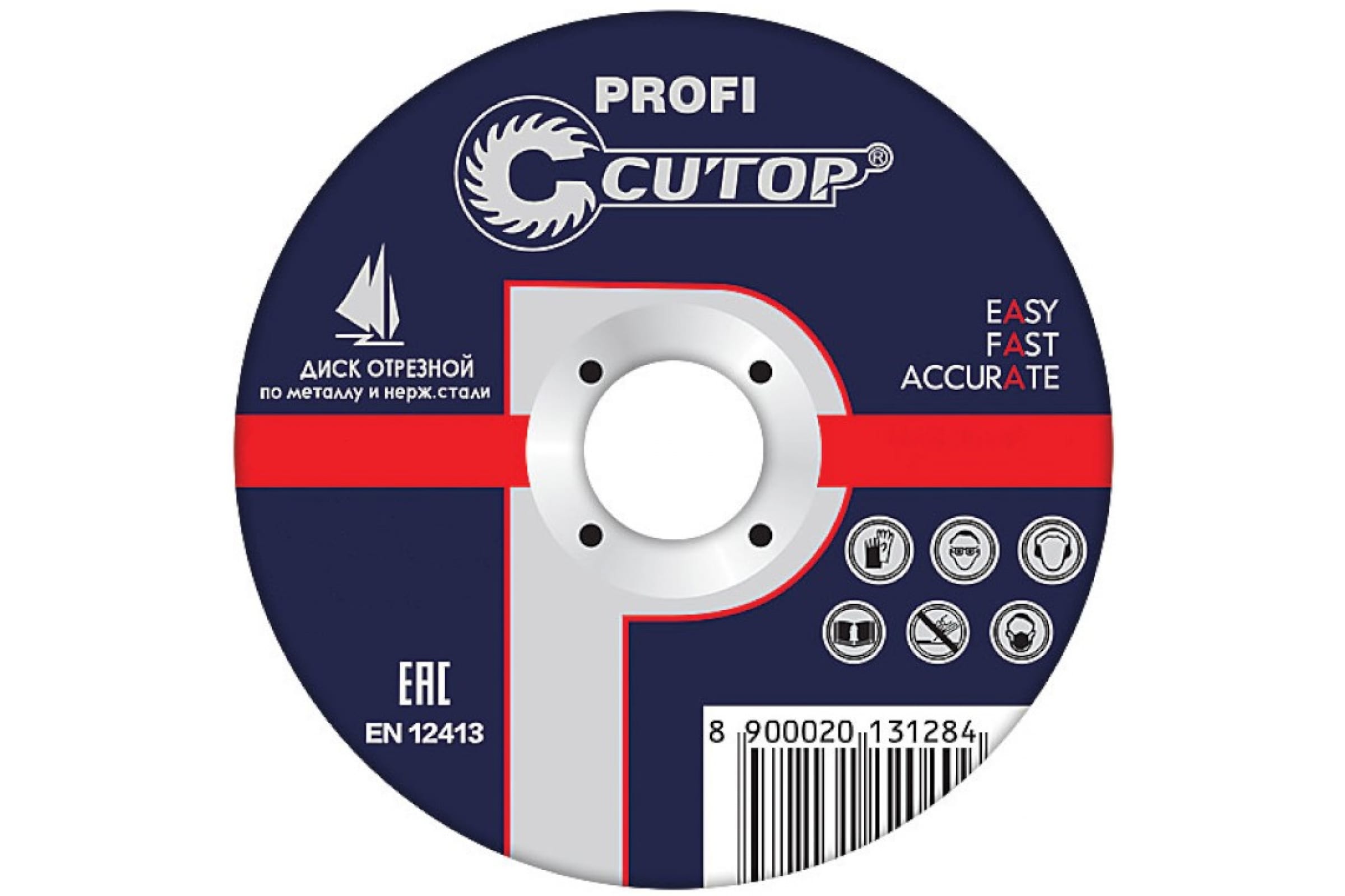 

Диск отрезной Cutop ⌀180ммx1.6мм x 22.2мм, прямой, металл, 1шт. (40013т)