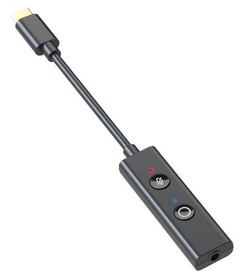 Звуковая карта внешняя 2.0 Creative USB-C Sound Blaster Play! 4 2.0 USB Type-C (+ переходник на USB-A)