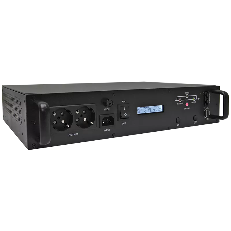 ИБП SNR Line-Interactive, 1000VA, 800W, EURO, черный (SNR-UPS-LIRM-1000-PS)